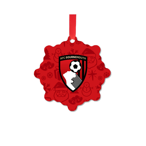 AFC Bournemouth Snowflake Christmas Decoration