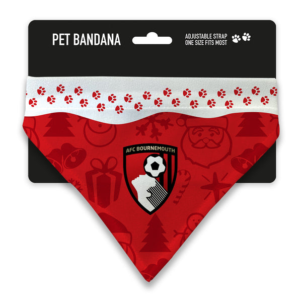 AFC Bournemouth Christmas Pet Bandana