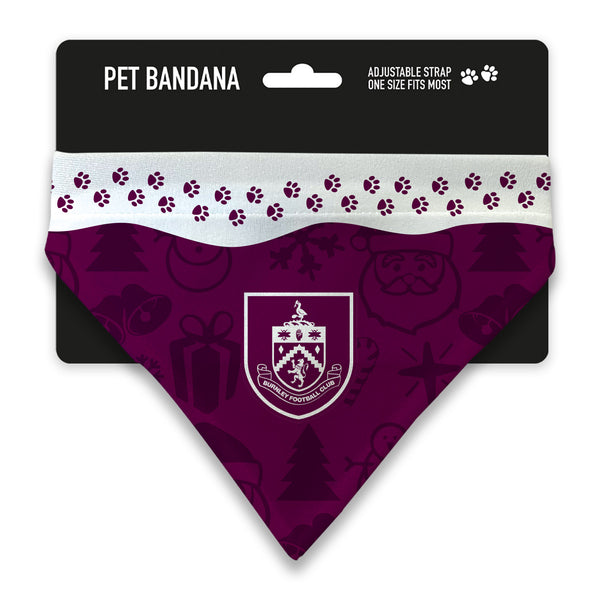 Burnley Christmas Pet Bandana
