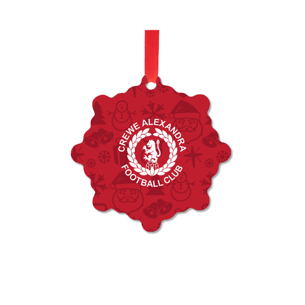 Crewe Alexandra Snowflake Christmas Decoration