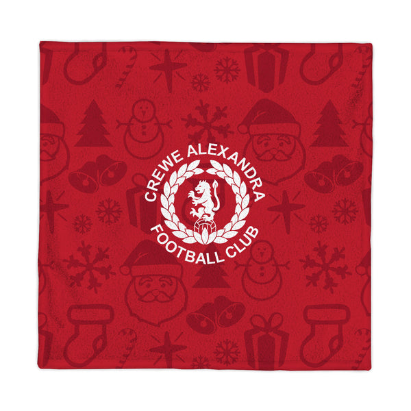 Crewe Alexandra Christmas Style Fleece Blanket