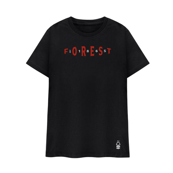 Nottingham Forest Est Collection T Shirt Black