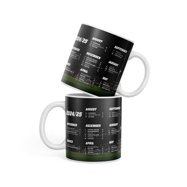 Ipswich Town Premier League Fixtures Mug