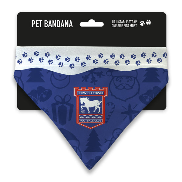 Ipswich Town Christmas Pet Bandana