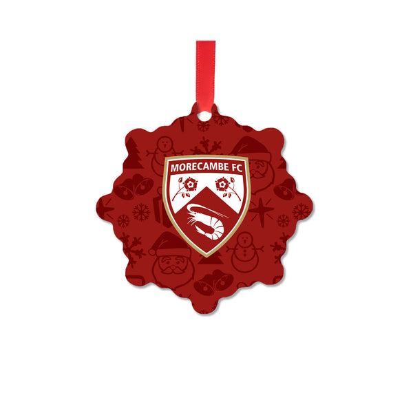 Morecambe Snowflake Christmas Decoration