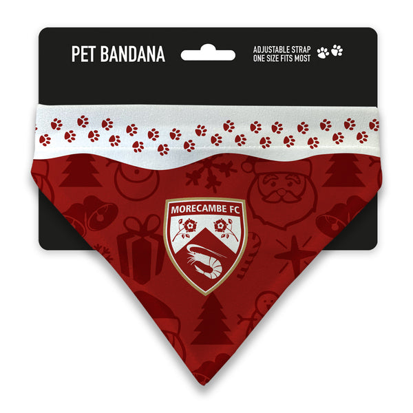 Morecambe Christmas Pet Bandana