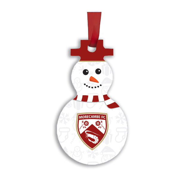 Morecambe Snowman Christmas Decoration