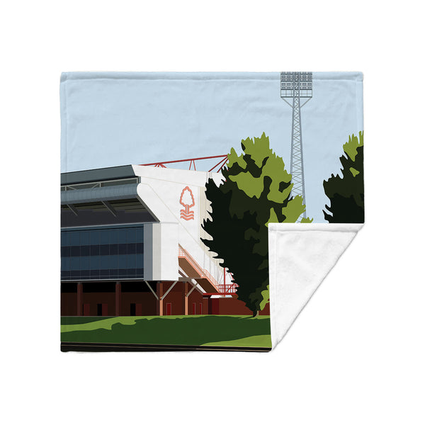 Nottingham Forest City Ground Fleece Blanket