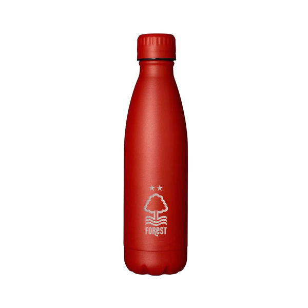 Nottingham Forest Crest Engraved Water Bottle - Red