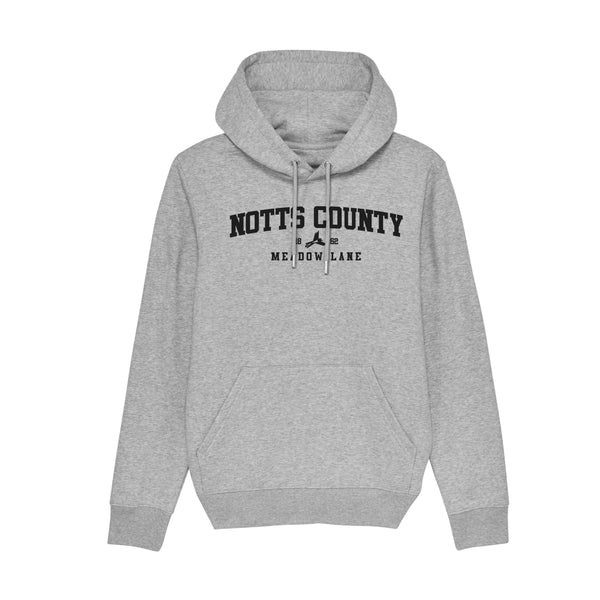 Notts County Classic Location Grey Hoodie