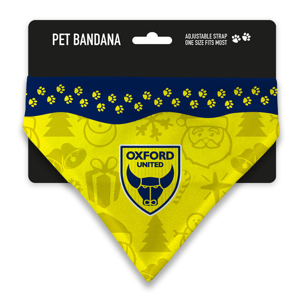 Oxford United Christmas Pet Bandana