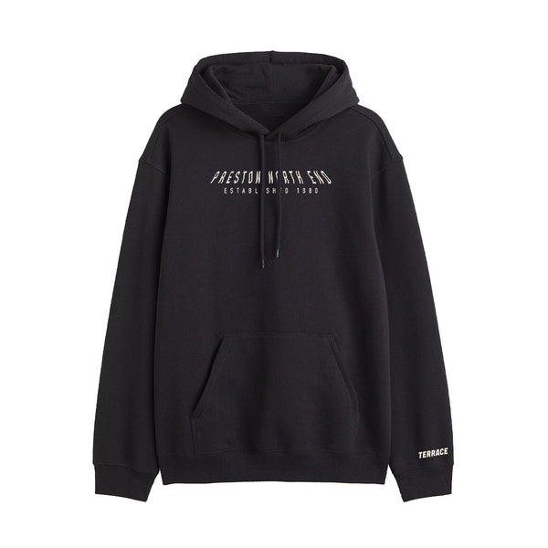 Preston North End Flag Wave Hoodie Black