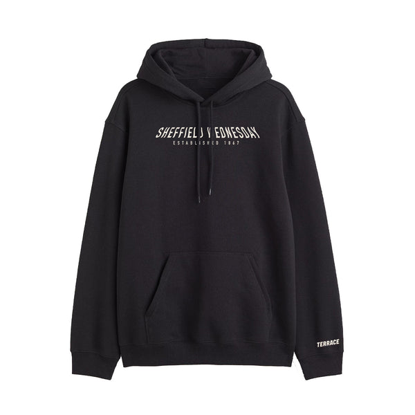 Sheffield Wednesday Flag Wave Hoodie Black