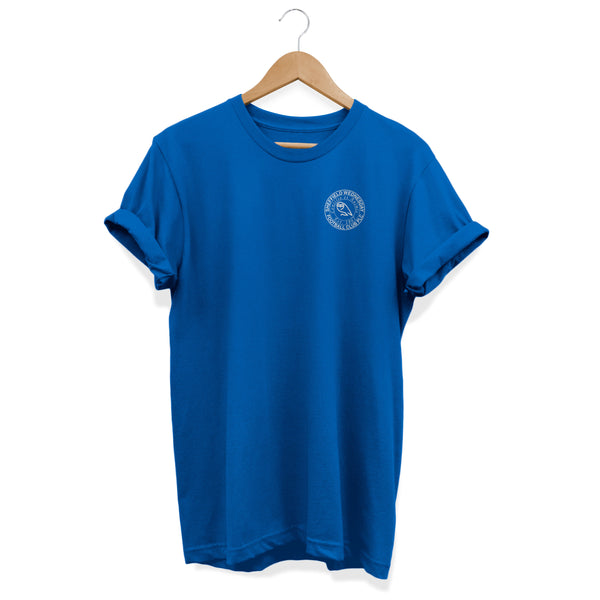 Sheffield Wednesday Royal Blue Retro Circle T Shirt