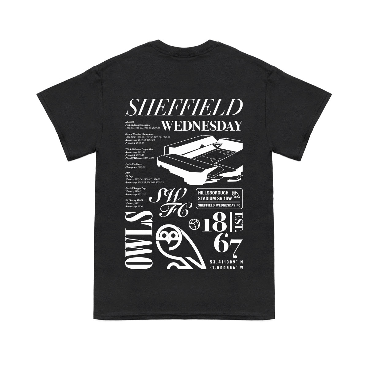 Sheffield Wednesday Iconic Collection T-Shirt | The Terrace Store – The ...