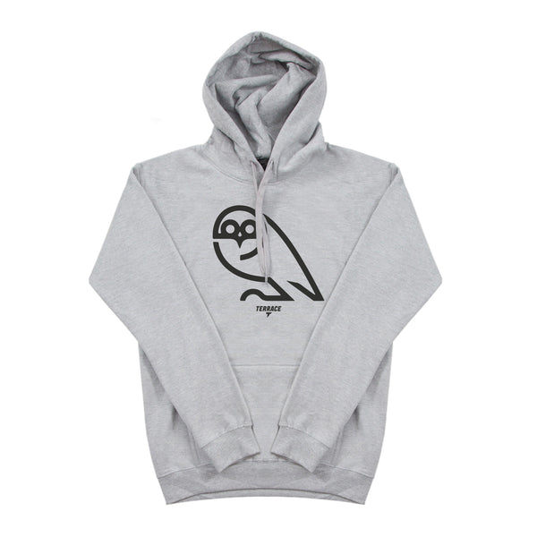 Sheffield Wednesday Large Owl Hoodie - Grey