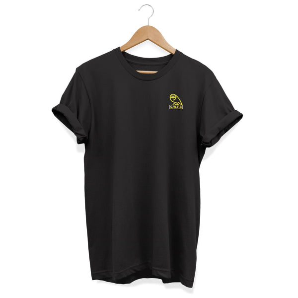Sheffield Wednesday Black 90's Owl T Shirt