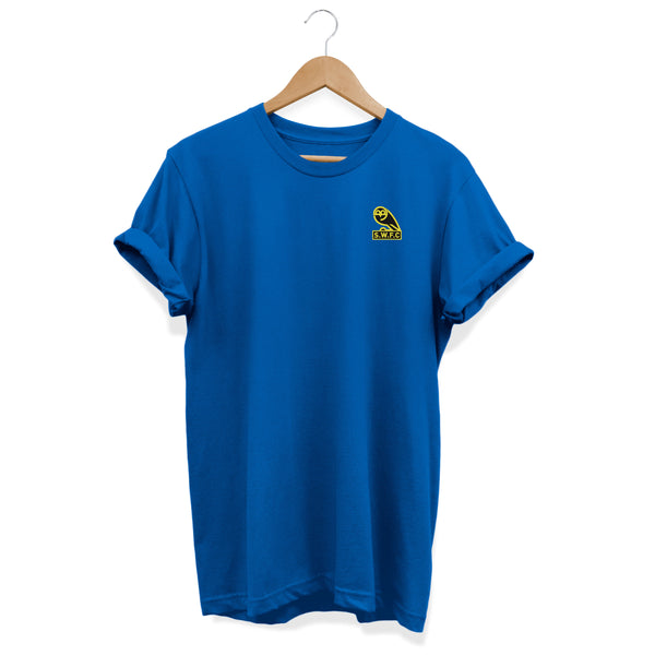 Sheffield Wednesday Royal Blue 90's Owl T Shirt