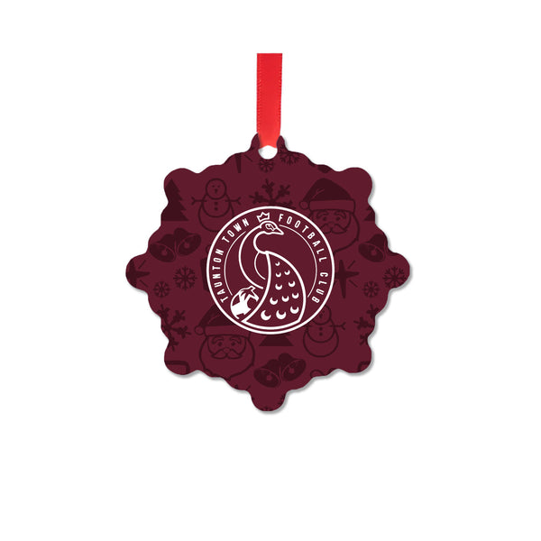 Taunton Town Snowflake Christmas Decoration