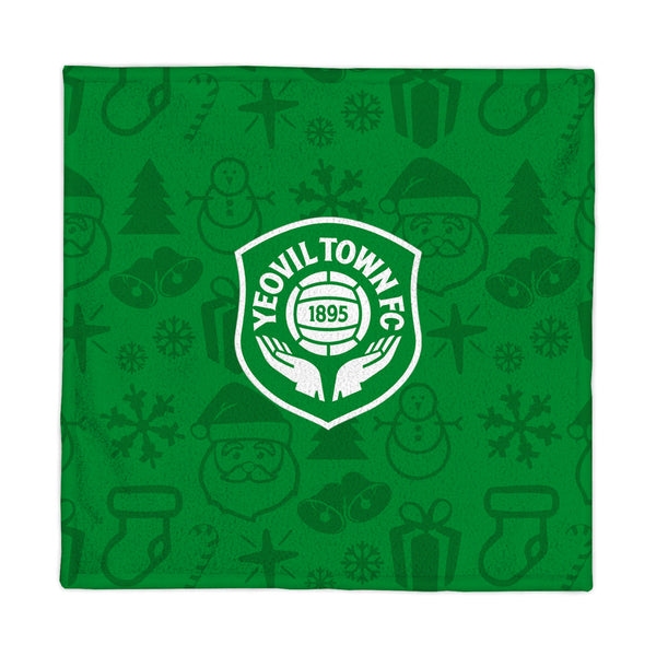 Yeovil Town Christmas Style Fleece Blanket
