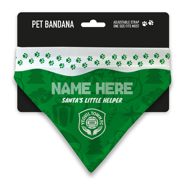 Yeovil Town Christmas Pet Bandana