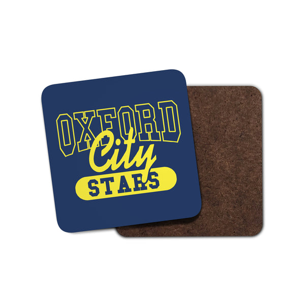 Oxford City Stars Allstar Yellow/Blue Coaster