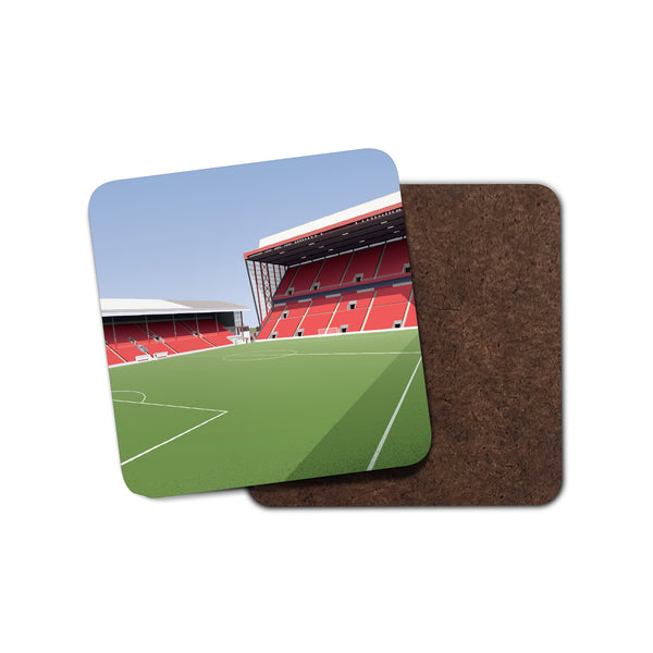 Pittodrie Illustrated Coaster