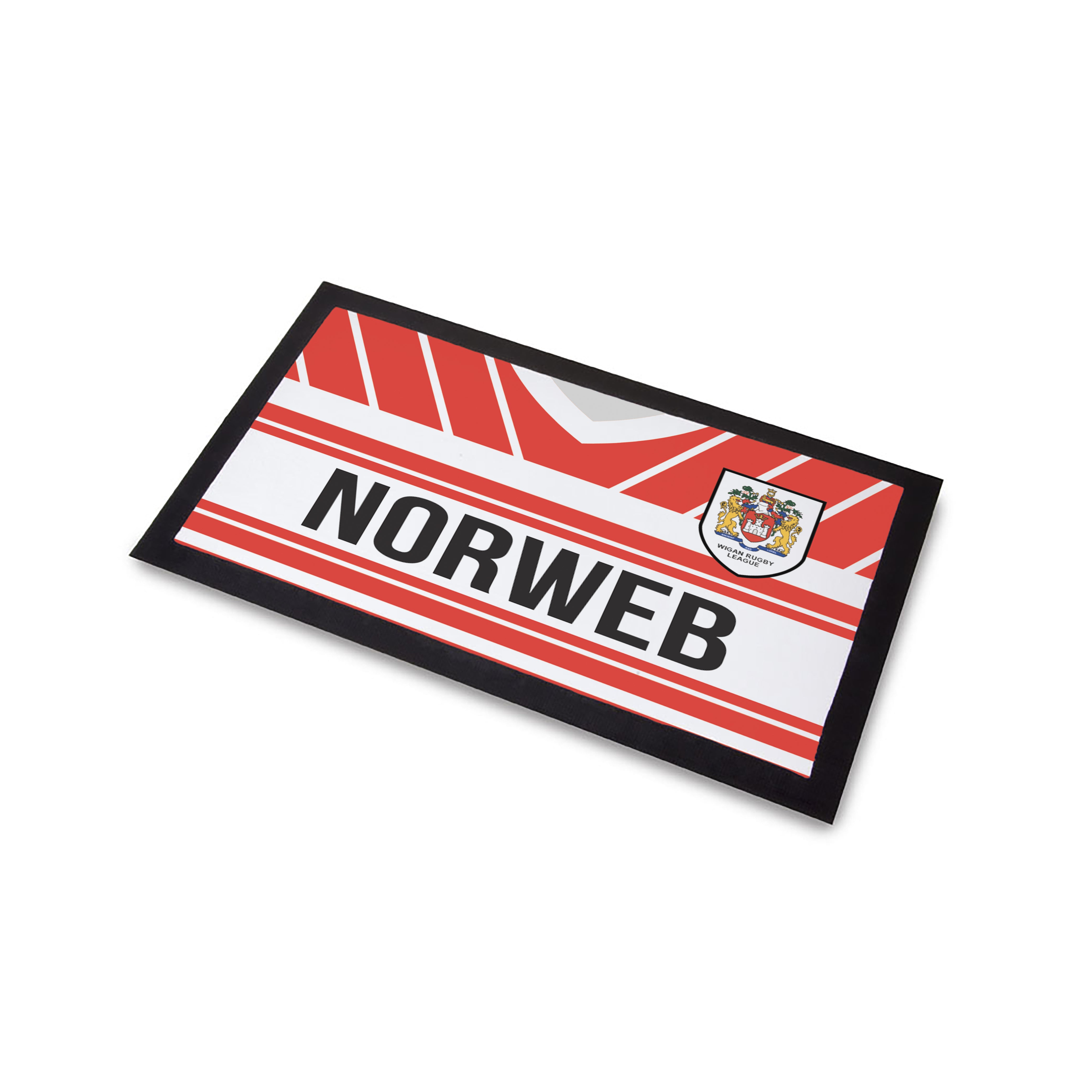 Tazza Personalizzata Wigan Warriors Rugby League – Qualsiasi Nome E Numero – Ceramica Rossa 98x83mm – Regalo Unico