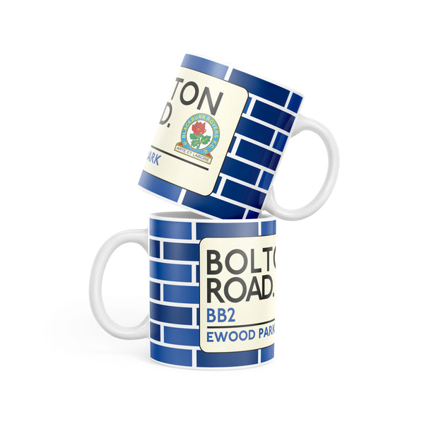 Blackburn Rovers Street Sign Mug
