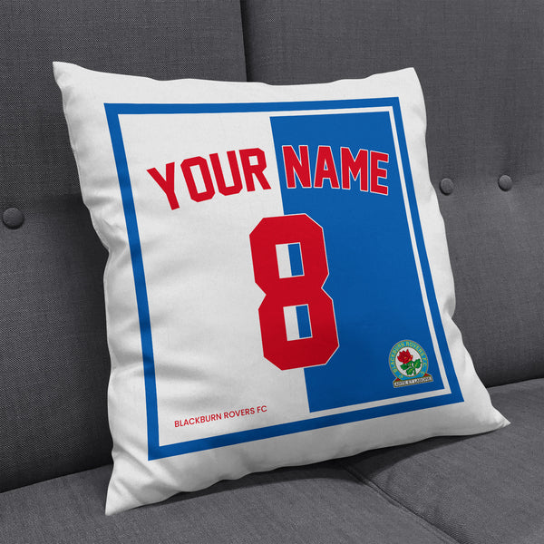 Blackburn Rovers Personalised Kit Cushion