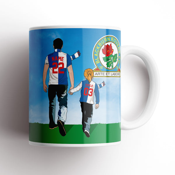 Blackburn Rovers Hand In Hand Dad Mug