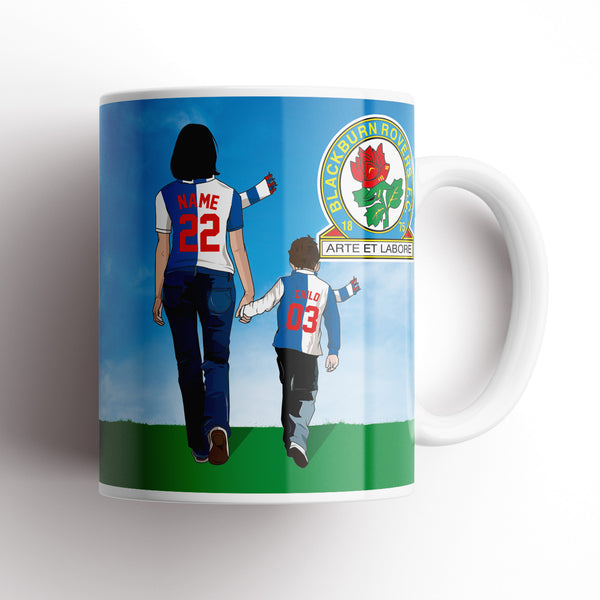 Blackburn Rovers Hand In Hand Mum Mug