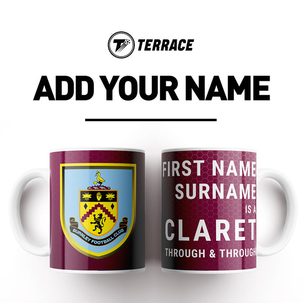 Burnley Through & Through Personalised Mug