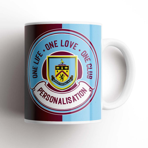 Burnley One Love Personalised Mug