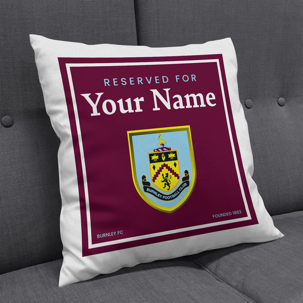 Burnley Personalised Name Cushion