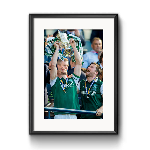 Official Hibernian 2016 Scottish Cup Print