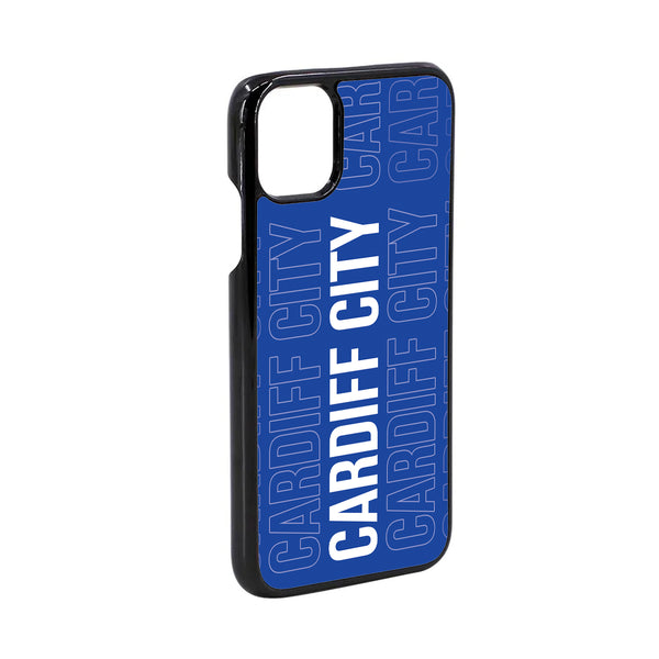 Cardiff City Text Repeat Phone Cover