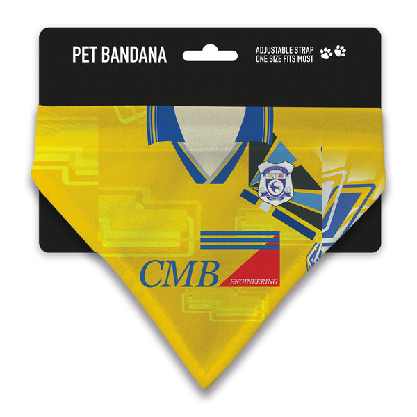 Cardiff City 98 Away Pet Bandana