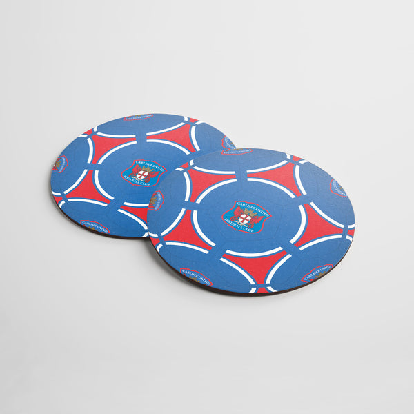 Carlisle United Retro Football Coaster Set