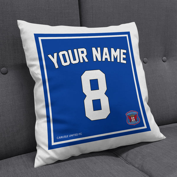 Carlisle United Personalised Kit Cushion
