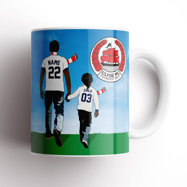 Clyde FC Hand In Hand Dad Mug