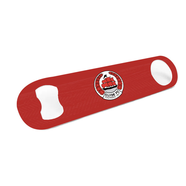 Clyde FC Badge Red Bar Blade