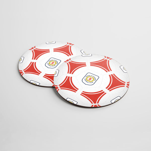 Crewe Alexandra Retro Football Coaster Set