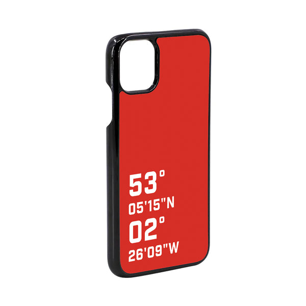 Crewe Alexandra Red Coordinates Phone Cover