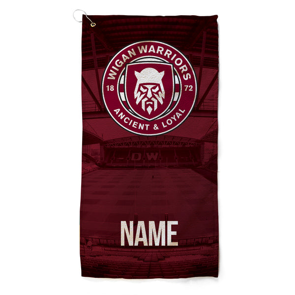 Wigan Warriors Custom Name Golf Towel
