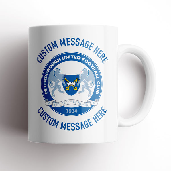 Peterborough United Personal Message Mug