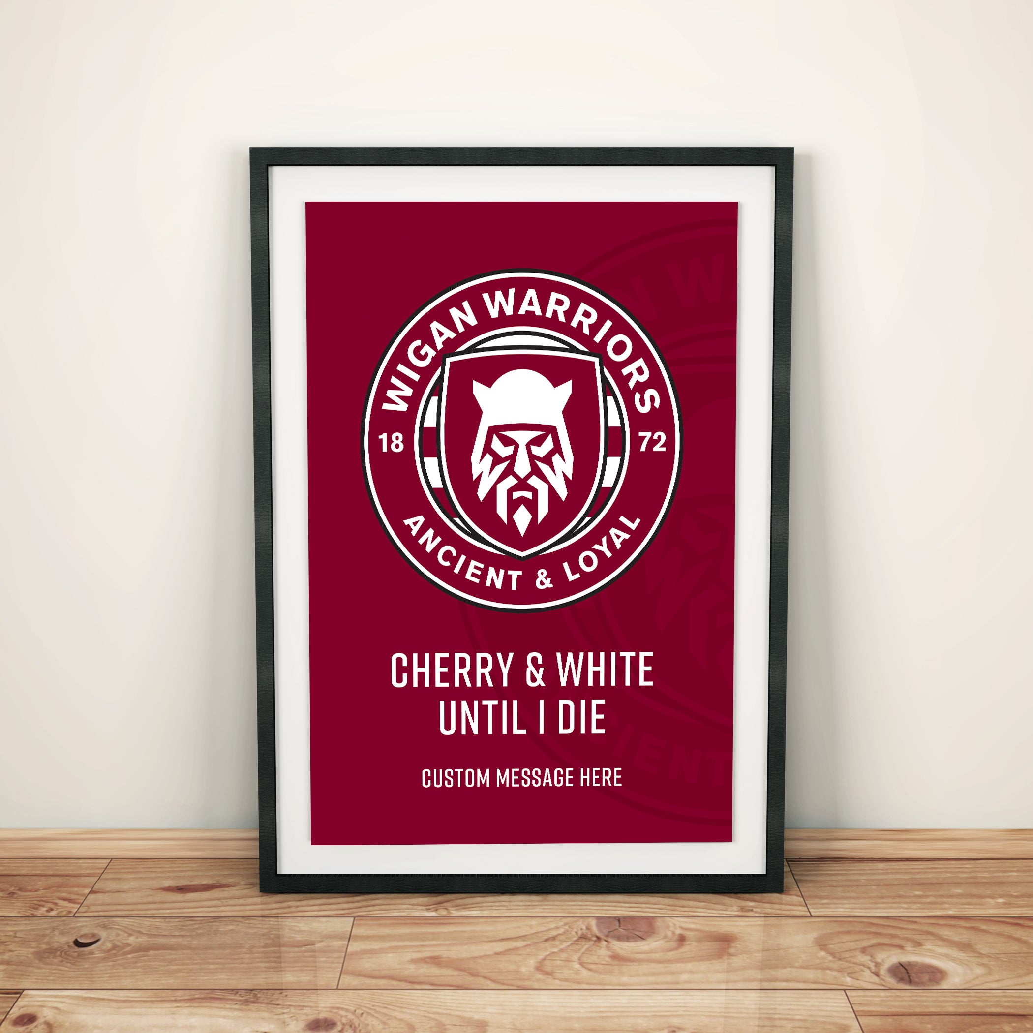 Cherry and white clearance wigan