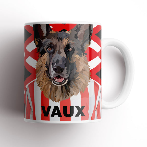 Sunderland Dog Retro Kit Mug *Choose your Dog*