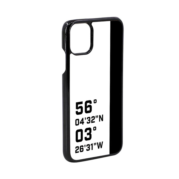 Dunfermline Athletic White Coordinates Phone Cover