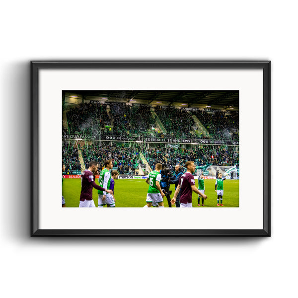 Official Hibernian Edinburgh Derby Print